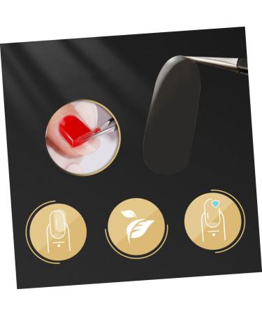 PLAFOPE 10 Sheets Nail Stickers Clear Fingernail Polish Nail Wraps Australia Transparent Nail Strips Gloss Nail Strip Naill Transfer Decals Pedicure Stickers Gel Cuticle Double Sided Tape - Buy Online on SooperMarket.com