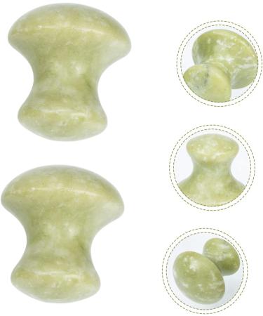 FOYTOKI 2pcs Gua Sha Roller Gua Sha Face Roller Darcy Facial Roller Scratchboard Tools Remove Wrinkles Skin Roller for Face Mushroom Shaped Guasha Board Scraper Tool Eye Massage Set Jade - Buy Online on SooperMarket.com