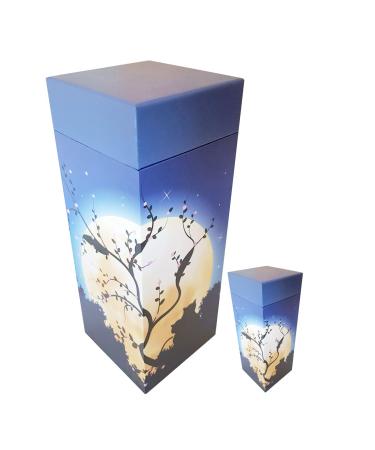 ScatterPod Moonlit Cat Scattering Cremation Urn - Pet & Keepsake Twin Pack
