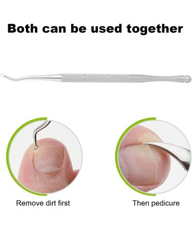Cuticle Trimmer Angled Ends Cuticle Clipper Stainless Steel Streamlined Handle Not Easy To for Hand(Streamer Silver) - Buy Online on SooperMarket.com