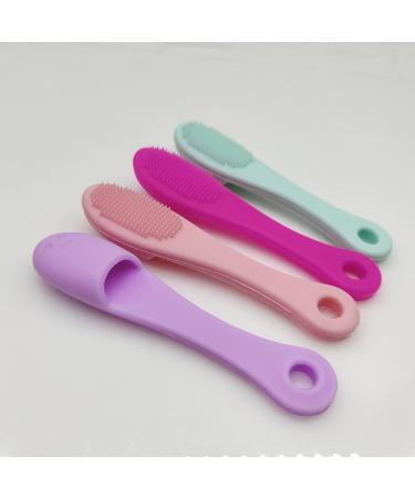 5-Pack Soft Silicone Facial Cleansing Brushes - Gentle Cleanser for Blackhead Removal and Massage - Buy Online on SooperMarket.com