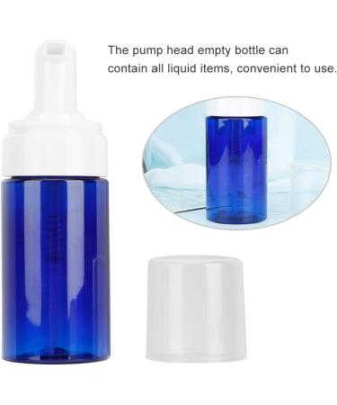 Travel Empty Bottle 100ml Portable Dispenser Bottle DIY Portable Mousse Foaming Styling ToolsHairbrushesEmpty Bottle Refillable Travel Dispenser Container (100ML pump head blue transparent foam 100ML pump head blue transparent foam bottle - Buy Online on SooperMarket.com