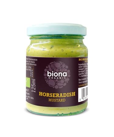 Organic Horseradish Mustard 125g by Biona