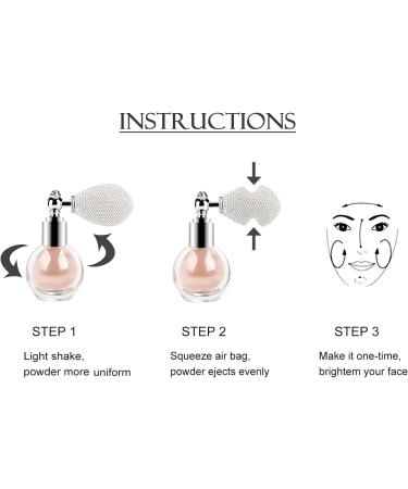 Shimmering Body Glitter Spray - Nude Pink Highlighter for Hair, Face & Body - High Gloss Makeup Sparkle - Buy Online on SooperMarket.com