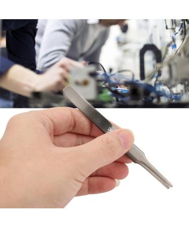 Elbow Tweezers High Hardness Stainless Steel Craft Tweezers Anti Magnetic Impact Resistant Round Head Acid Proof Super Industrial Tweezers - Buy Online on SooperMarket.com