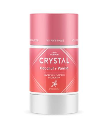 Crystal Body Deodorant Magnesium Enriched Deodorant Coconut + Vanilla 2.5 oz (70 g)