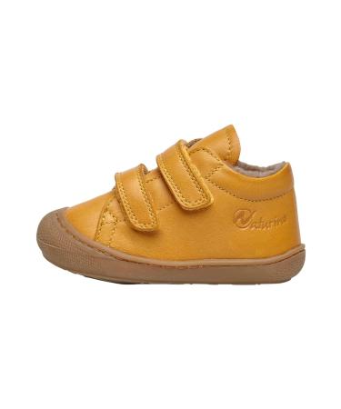 Naturino Cocoon VL-Leather First-Steps Shoes 7.5 UK Child Orange