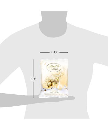 Lindt LINDOR Mini White Chocolate Balls 100-Gram Bag White Chocolate 100g - Buy Online on SooperMarket.com