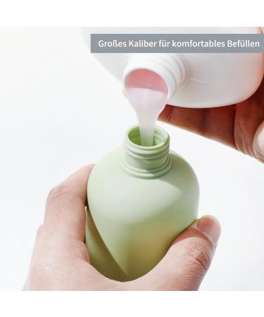 3-Pack 200ml Leak-Proof Squeeze Bottles with Flip Cap - Refillable Travel Containers for Creams Lotions & Shampoo - Buy Online on SooperMarket.com