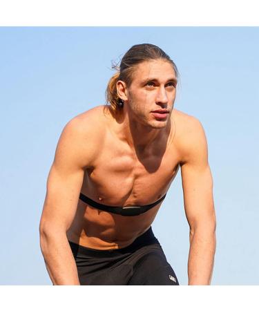 Lrporyvn Heart Rate Chest Strap - Adjustable Elastic Sports Monitor Belt for Accurate Heart Rate Tracking - Buy Online on SooperMarket.com
