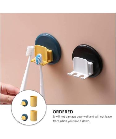 JSY 2 Set Wall-Mounted Toothbrush Holder & Organizer - Bathroom Storage Solution for Electric Toothbrushes & Accessories - Buy Online on SooperMarket.com