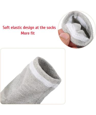 Buy 4 Pairs Gel Heel Socks - Moisturizing Spa Socks for Soft Smooth Skin | Comfort Day & Night Care - Buy Online on SooperMarket.com