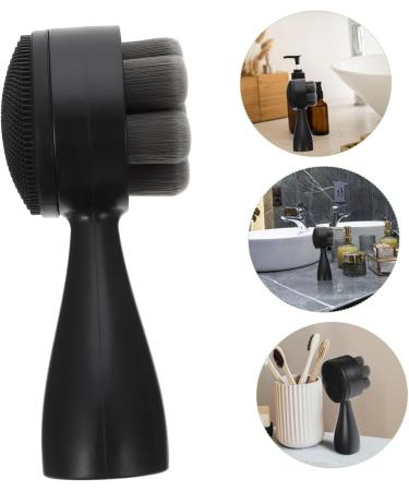 minkissy Manual Face Brush Manual Facial Brush Face Exfoliator Face Brush Black 12.5X5X5CM - Buy Online on SooperMarket.com