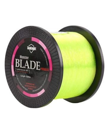 Seaknight Blade Nylon fishing cord Monofil carp 500m/1000m salt water monofile fishing cord Trout 2-35lb black white blue green yellow yellow yellow 1000m 4.0#: 16LB (0.32mm)