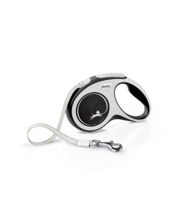 flexi retractable leash New Comfort - Black - S - 5 m Black small