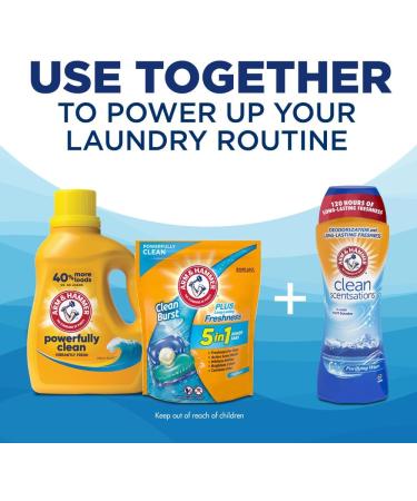 Arm & Hammer Clean Burst Liquid Laundry Detergent - 170 Loads 170 Fl Oz - Eco-Friendly & Effective Cleaning - International Shipping Available - Buy Online on SooperMarket.com