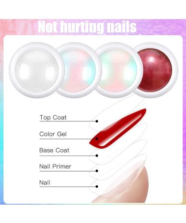 Chrome Nail Powder Set - Metallic Mirror Effect, Mermaid Aurora, White Pearl, Holographic Glitter Dust - Nail Art Decoration Kit - Buy Online on SooperMarket.com