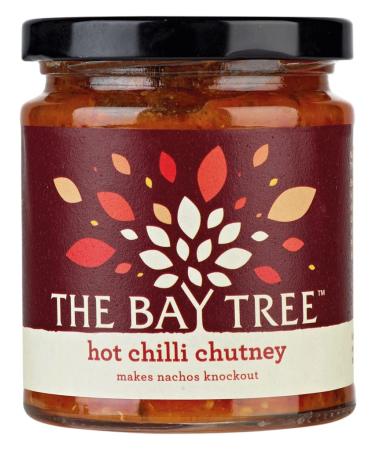 The Bay Tree Hot Chilli Chutney 180g Chili peppers 180g (Pack of 1)