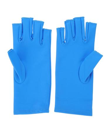 WOFASHPURET 1 Pair Nail Gloves Manicure Elastic Spandex Child 20X8X0.4CM