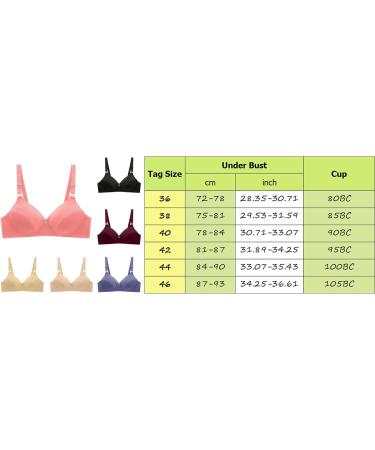 Buy NHNKB Women s Wireless Sport Seamless Push-Up Bustier - Adjustable Comfort Yoga/ Sleep Bra in Red 44 - Great Sizes & Classic Style - Buy Online on SooperMarket.com
