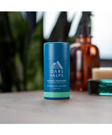 Oars + Alps Aluminum Free Deodorant for Men and Women Dermatologist Tested and Made with Clean Ingredients Vegan Eucalyptus Spearmint 1 Pack 2.6 Oz 1ct - Eucalyptus Spearmint 2.6 Ounce (Pack of 1) - Buy Online on SooperMarket.com
