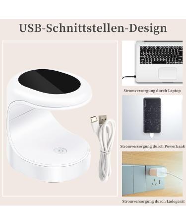 Mini LED UV Nail Dryer | Portable 16W USB Nail Lamp for Gel Nails & Manicure Tools - Black - Buy Online on SooperMarket.com