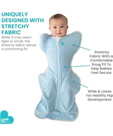 Love To Dream Swaddle UP | Moderate Temperature Fabric | Hip-Healthy Design | Easy Nappy Changes | Rainbow Medium (6-8.5kg) - Buy Online on SooperMarket.com