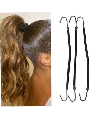 10 Pcs Horse Chant Rubber Elastic Hook Hair Bands - Premium Hair Jewelry & Styling Tools for Women - Buy Online on SooperMarket.com