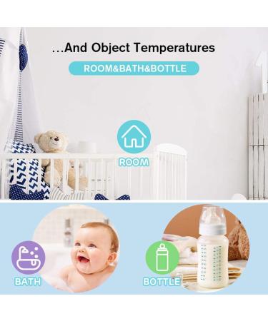 Touchless Digital Infrared Thermometer for Adults and Kids - LCD Screen, Memory Recall, Fever Alarm - White - Buy Online on SooperMarket.com