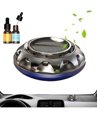 EWOKE Auto fragrance diffuser |Rotering solar-powered car devices for oils-self-structuring auto-aroma therapy durable car diffuser for car SUV truck blue