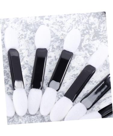 Gogogmee 100pcs Make up Applicators for Face Dual Sided Eyeshadow Brush Makeup Eyeshadow Brush Smudge Brush M White - Buy Online on SooperMarket.com