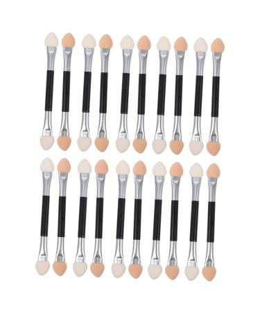 BELLIFFY 20pcs Latex Eye Shadow Stick Cosmetic Makeup Gadgets Eye Makeup Eyeshadow Sponge Plastic