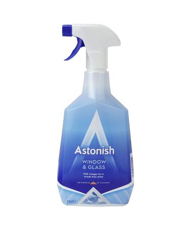 Astonish Window & Glass Cleaner 750 ml No Mess Set of 4 4 Count (Pack of 1)