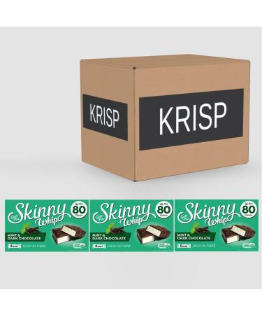 3 x 5pk Mint Nougat Bars Low Calorie Dark Chocolate Sweet Snack Confectionery - Buy Online on SooperMarket.com
