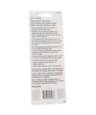Revlon Shape-N-Buff Nail Buffer - 1 Count | Perfect Your Nails - Buy Online on SooperMarket.com