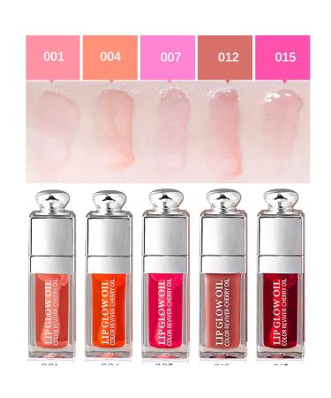 Aaiffey Hydrating Plumping Lip Glow Oil - Raspberry | Moisturizing Lip Tint - Primer & Balm Combination for Non-Sticky Glossy Finish - Buy Online on SooperMarket.com