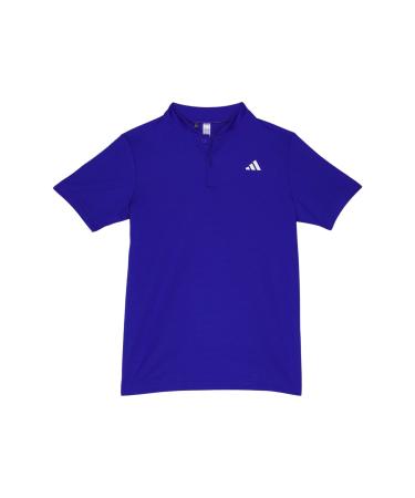 adidas Boys Sport Collar Polo Shirt Lucid Blue Medium