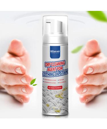 Evember Dry Cleaning Spray For Clothes 200ml Dry Foam Cleaner Downwear Dry Cleaning Agent OneWipe To Cleaning Wash Free Spray For Furniture Fabric Cleaner Safe On Clothes - Buy Online on SooperMarket.com