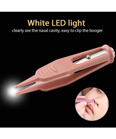 Baby Cleaning Tweezer - Anti-Skid Design - Premium Material - LED Light - Safe and Durable for Ear, Nose and Navel - Easy to Use - Buy Online on SooperMarket.com