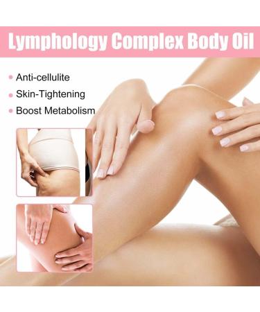 2PC Lymphology Complex Body Oil - Lymphatic Drainage & Massage Oil for Stress Relief Abdominal Drainage Swelling & Muscle Soreness Alleviation - Buy Online on SooperMarket.com