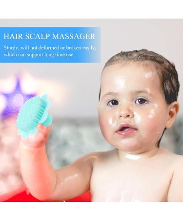 Healvian Soft Bristle Baby Bath Massage Brush - Toddler Safe Hair Washing and Scalp Cleaning Tool - Buy Online on SooperMarket.com