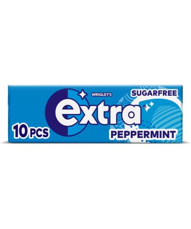 Extra Chewing Gum Sugar Free Peppermint Flavour Chewing Gum Bulk 30 Packs of 10 Pieces & White Chewing Gum Bottle Sugar Free Bubblemint Flavour 46 Pieces - Buy Online on SooperMarket.com