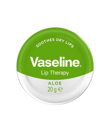 Vaseline Lip Therapy | Vaseline Lip Balm | Lip Moisturizer for Very Dry Lips | Aloe | 20g