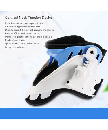 Neck Traction Device - 2 Button Adjustable Cervical Support for Home & Hospital | Breathable Neck Traction - Buy Online on SooperMarket.com