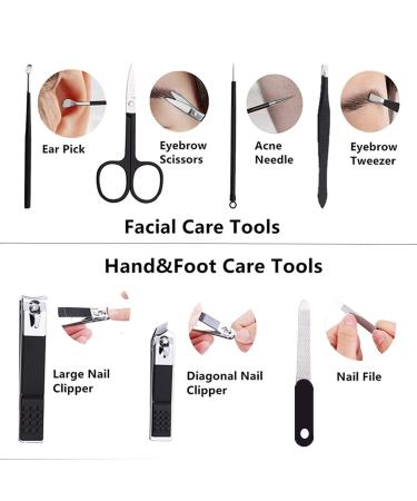 Premium Nail Clippings Set | Manicure Kit for Men | Portable Grooming Travel Case | Perfect Gift for Husband & Friends - Buy Online on SooperMarket.com