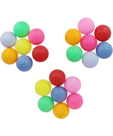 Assorted Color 50 Pack Beer Pong Balls - Washable Plastic Table Tennis Balls by TADICK - Buy Online on SooperMarket.com