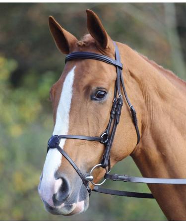 Shires Aviemore/Velociti Mexican Bridle 5004 Black Full Size