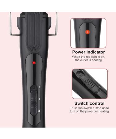 3 Barrel Curling Iron - Professional Hair Waver for Women Ceramic 1 Inch 25mm Triple Barrel Hair Curler Wand Crimper Fast Heating Anti-scalding Hair Styler Set(Black) - Buy Online on SooperMarket.com