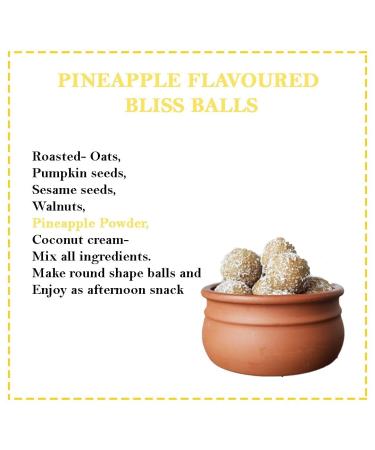 Indus Farms 100% Natural Pineapple Fruit Powder 2 LB - Bromelain Supplement for Baking, Beverages, Seasoning, and Skin-Care - GMO-Free, Vegan - 2 Pound Pack - Buy Online on SooperMarket.com