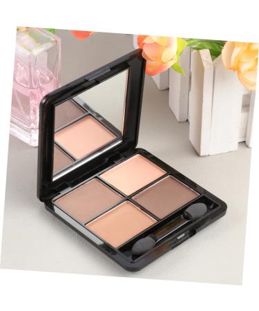 WOONEKY 4 Mirror Elegant Brown Eyeshadow Makeup Sponge Shadow Matte Eye with and Colors - Buy Online on SooperMarket.com